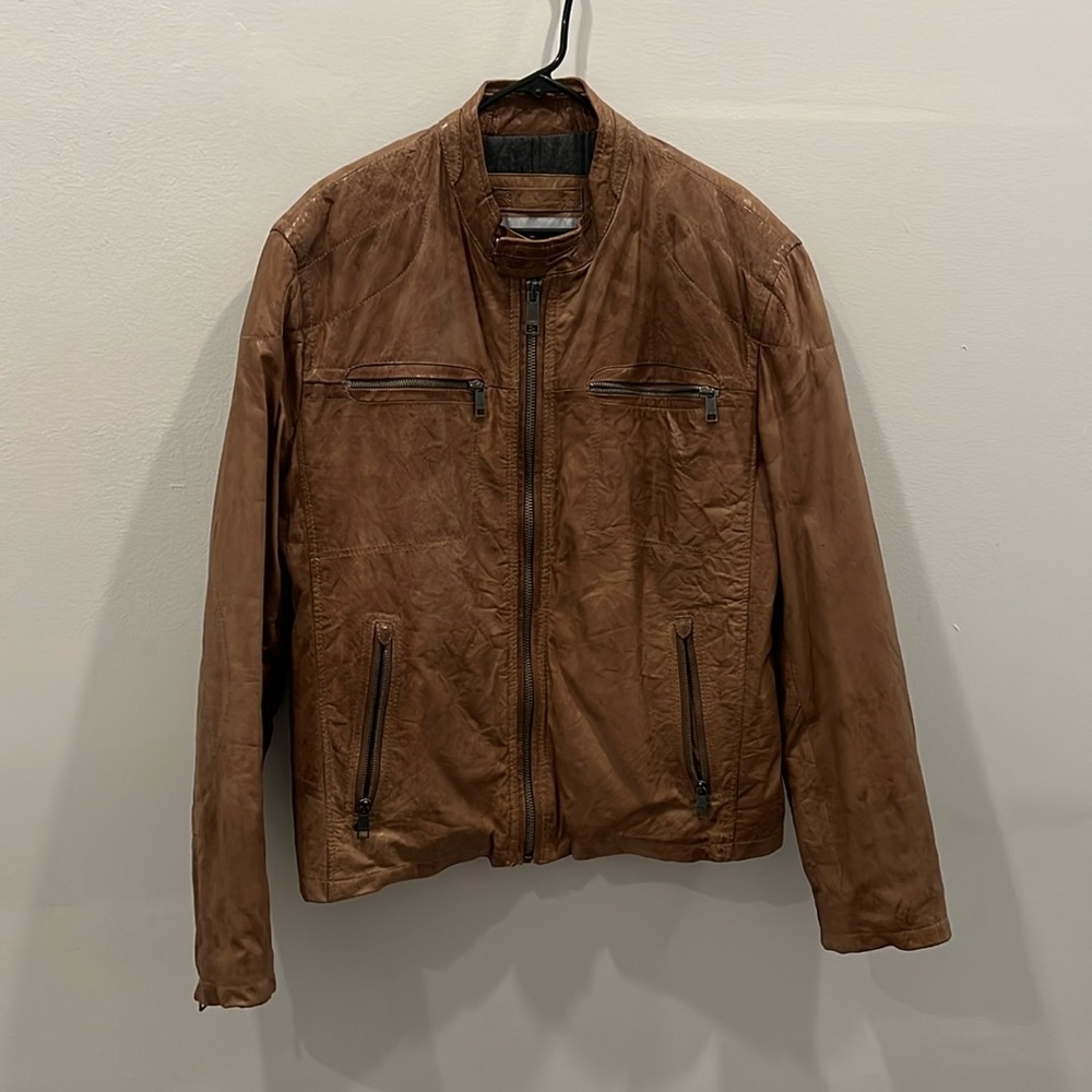 Marc New York Brown Leather Jacket